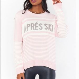 Show Me Your MuMu Apres Ski Pink Knit
